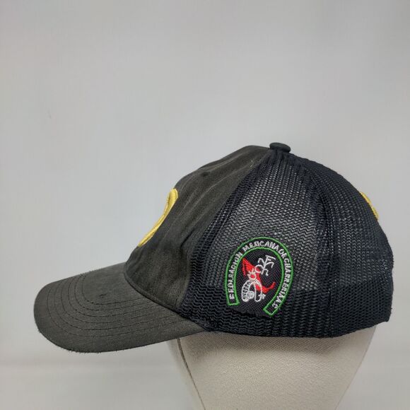 Horse Equestrian Snapback Mesh Back Hat Embroidered Logo Explosion Caps - Picture 3 of 8